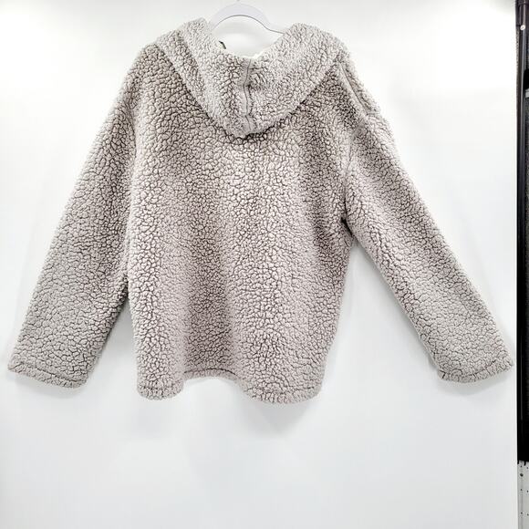 Forgotten Grace Wubby Light Gray Pullover Cozy Hoodie Sweater Women's Size XL - Picture 2 of 6